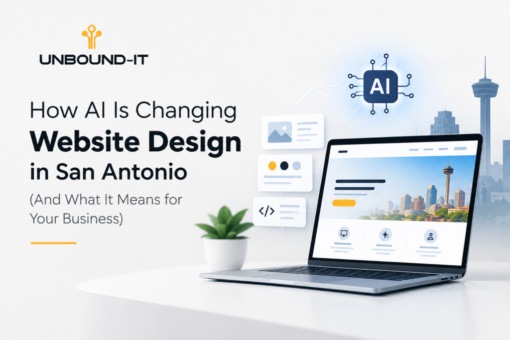 AI changing website design in San Antonio for modern businesses